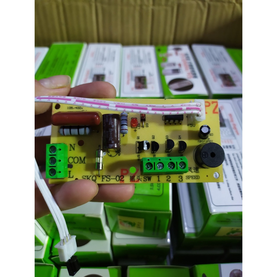 Bộ mạch điều khiển từ xa cho quạt bàn quạt treo tường - bộ mạch điều khiển quạt từ xa