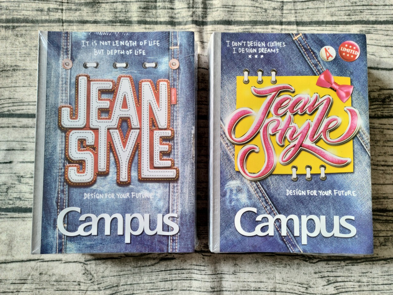 Combo 10 cuốn Tập Jean Style B5 Kẻ Ngang 120 Trang ĐL 70g/m2 - BJEA120