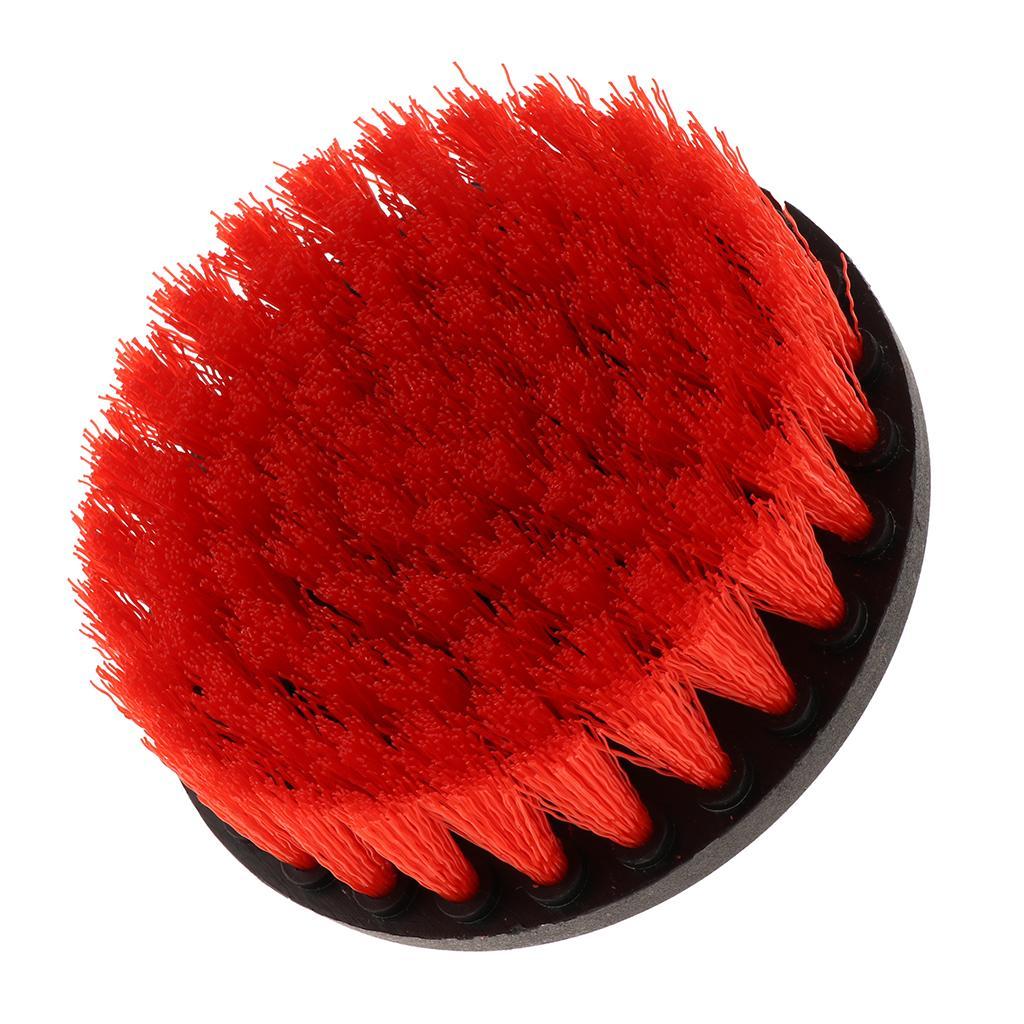 3 Pieces Drill Brush Attachment Set Cleaning Power Scrubber Scrub Tile Grout 2.5, 3.5, 5 inch