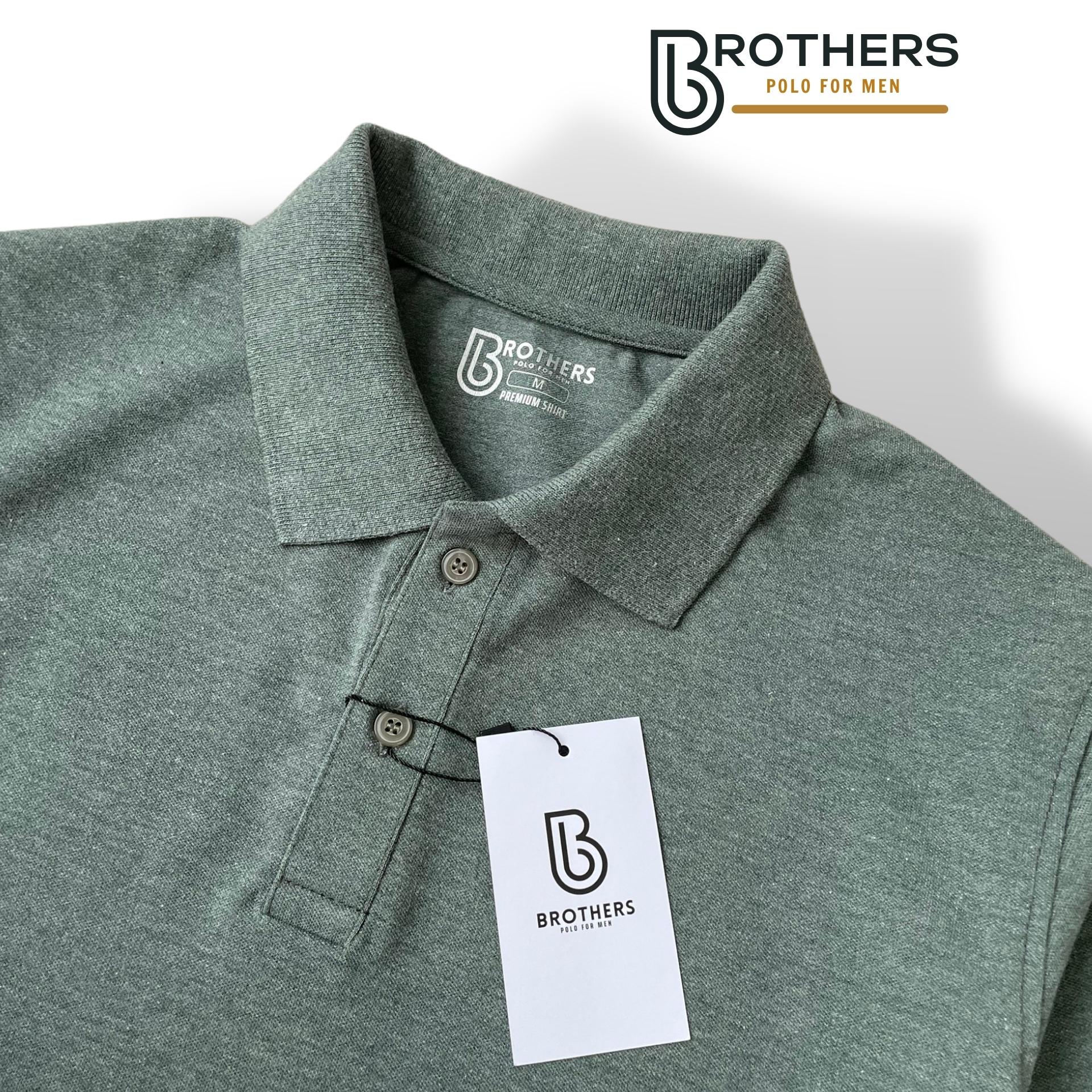 Áo thun POLO nam TRODOM màu mới cổ trụ bẻ basic, vải cá sấu cotton cao cấp, chuẩn form, xịn đẹp - BROTHERS