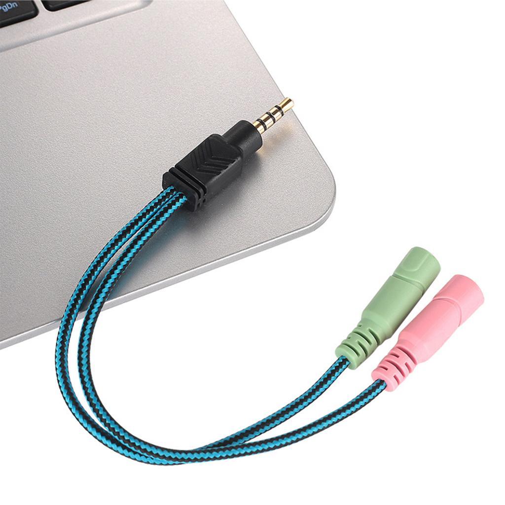 3.5mm Female to Male 2 to 1 Gold Plated Audio Y Splitter Cable Adapter Cord