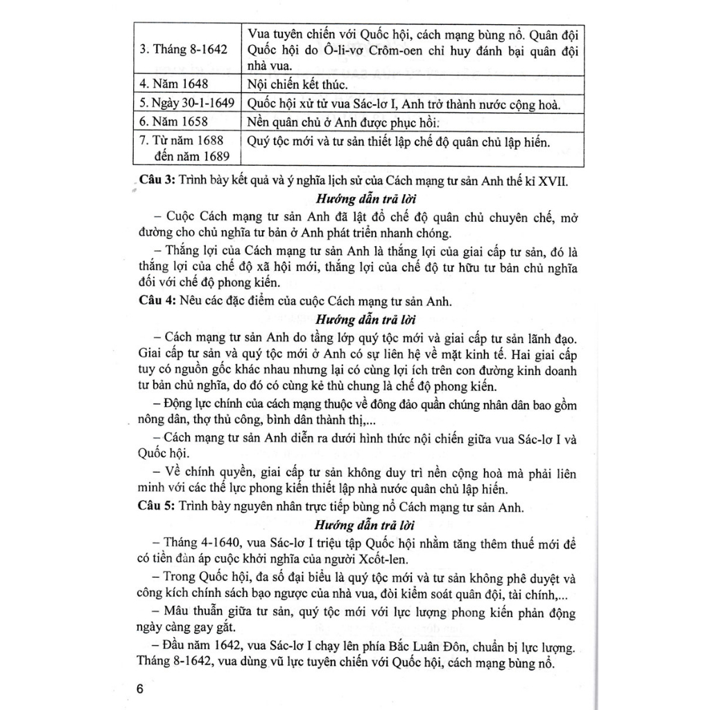 Sách - Trả Lời Câu Hỏi Lịch Sử 8 - Tự Luận Và Trắc Nghiệm