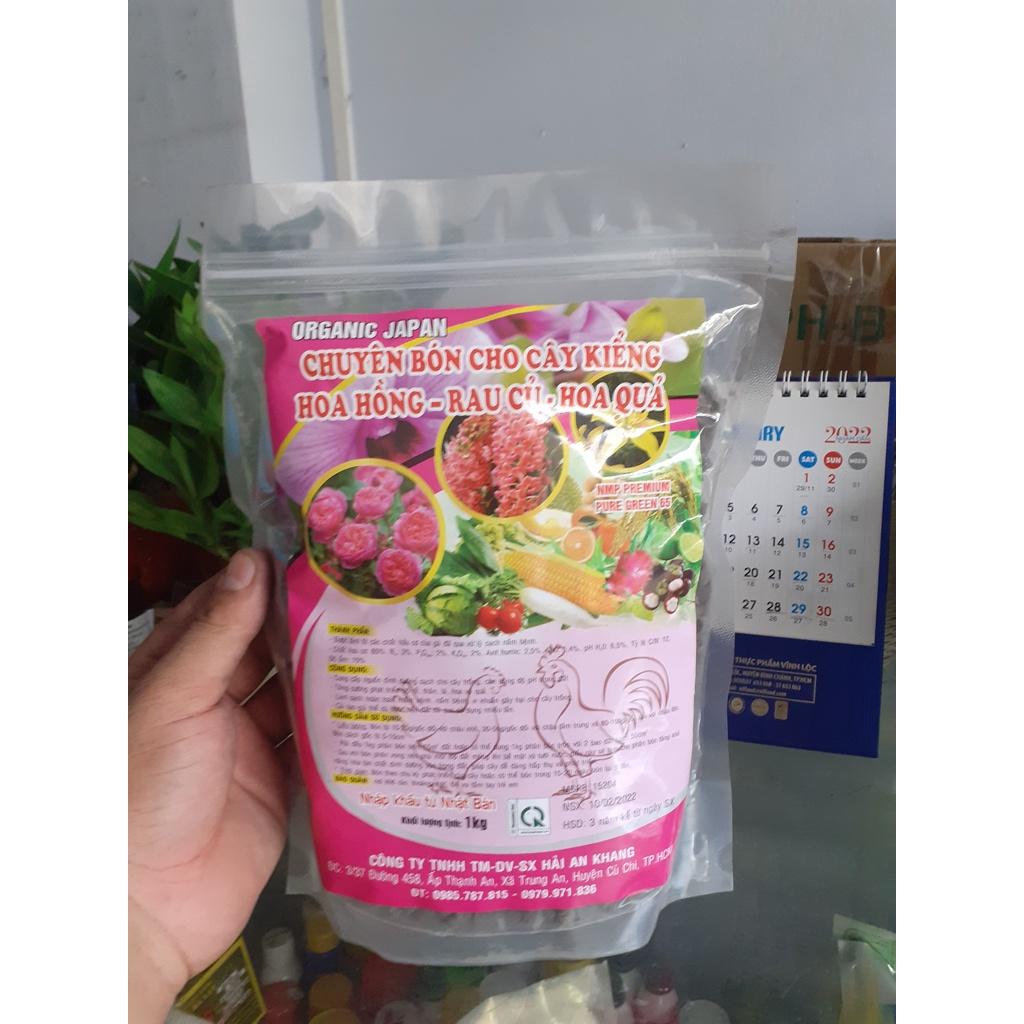 Phân gà viên nén nhật túi 1 ký