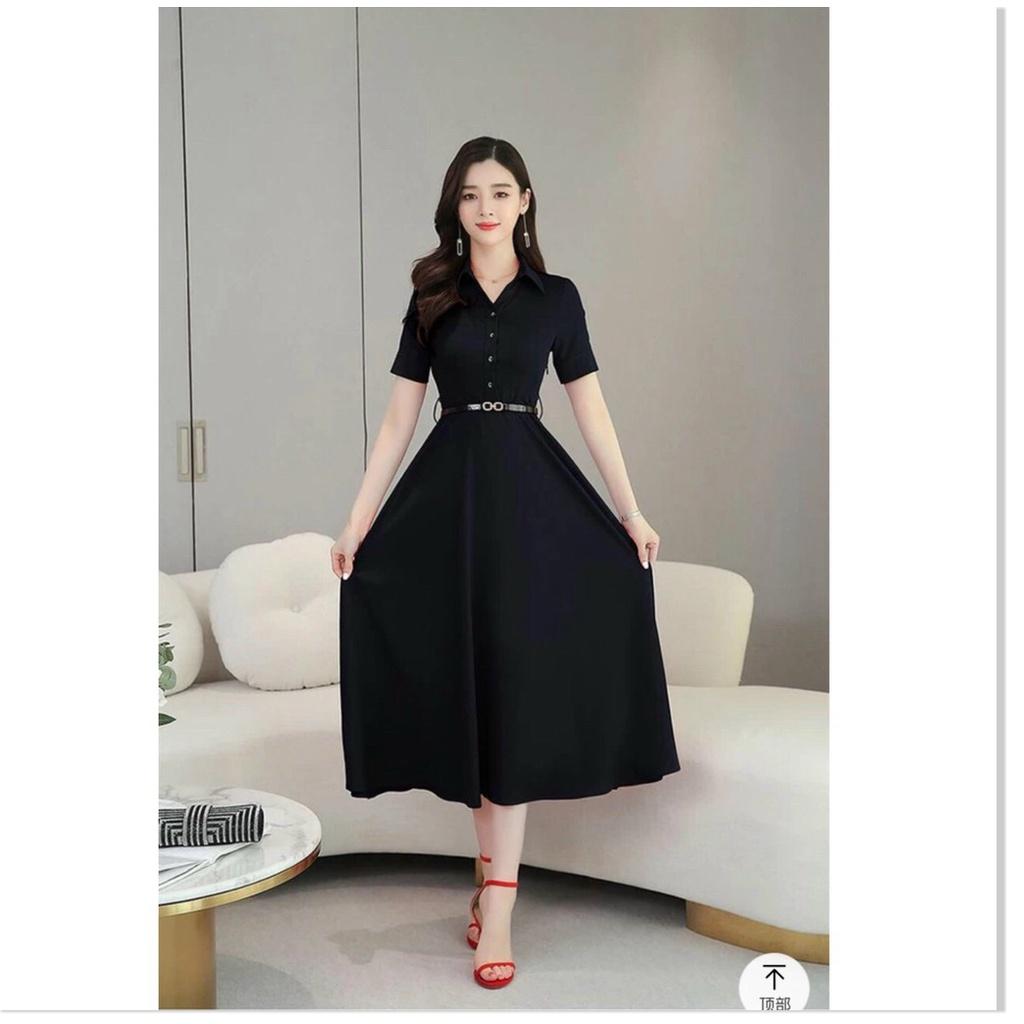 Đầm Cotton lạnh kèm nịt tôn dáng