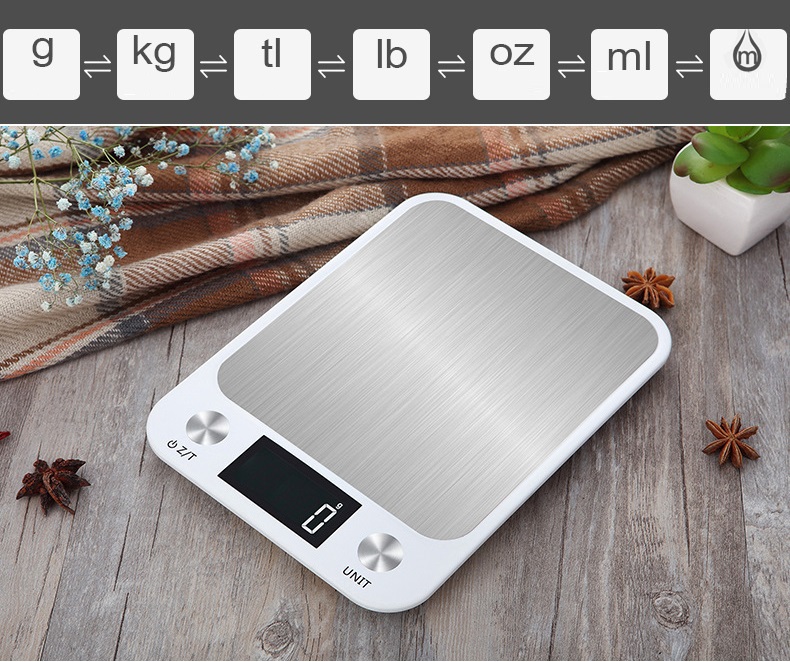 Cân điện tử nhà bếp phím cảm ứng sai số 1g
