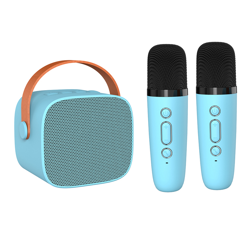 Bộ Loa bluetooth mini karaoke kèm mic KOLEAD P2 Không dây Bass cực mạnh, hỗ trợ kết nối thẻ nhớ, jack 3.5mm - Hàng chính hãng