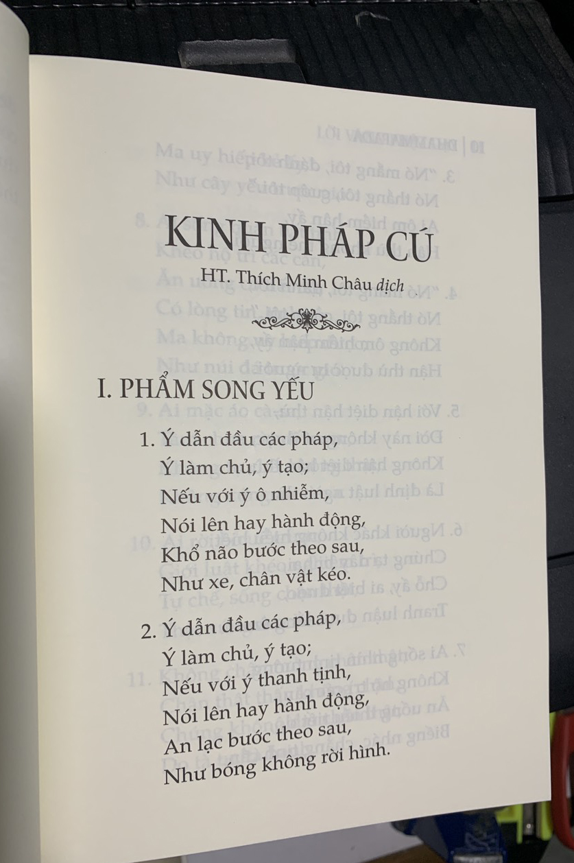 Lời Vàng Phật Dạy (Dịch giảng Kinh Pháp Cú)-HT Thích Minh Châu -Thích Trí Siêu