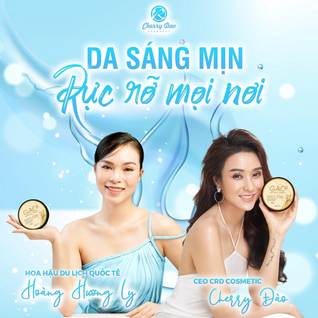 Combo 2 Kem body trắng da Gạo NATURAL BEAUTY (120Gr/1hộp)