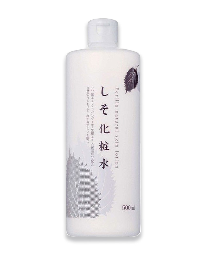 Nước Hoa Hồng chiết xuất tía tô Perrila Natural Skin Lotion Nhật Bản ( chai 500ml)