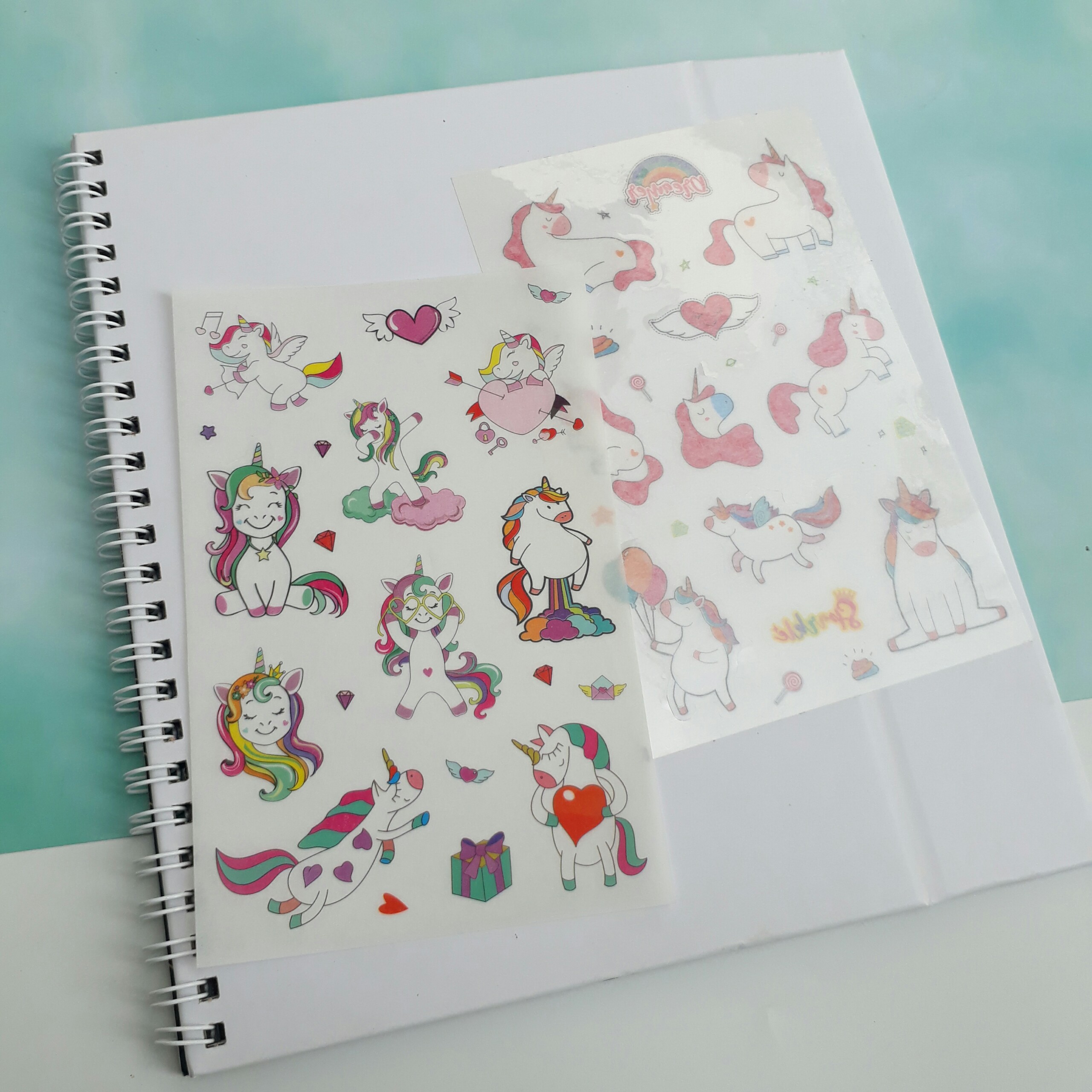 Bộ 6 Miếng Sticker Unicon Đáng Yêu