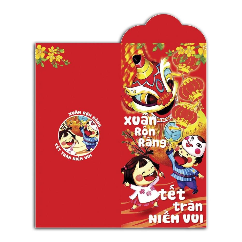 Combo 100 Bao Lì Xì Tết Tân Sửu 2022 Giao Đủ Mẫu