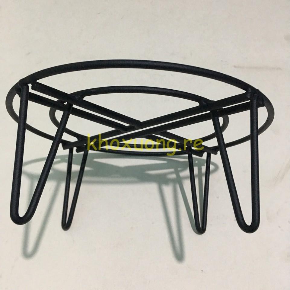 Đế Lót Chậu, Khung Sắt Lót Chậu - Có 4 Chân Cố Định, Rất Dày Chống Rỉ Sét