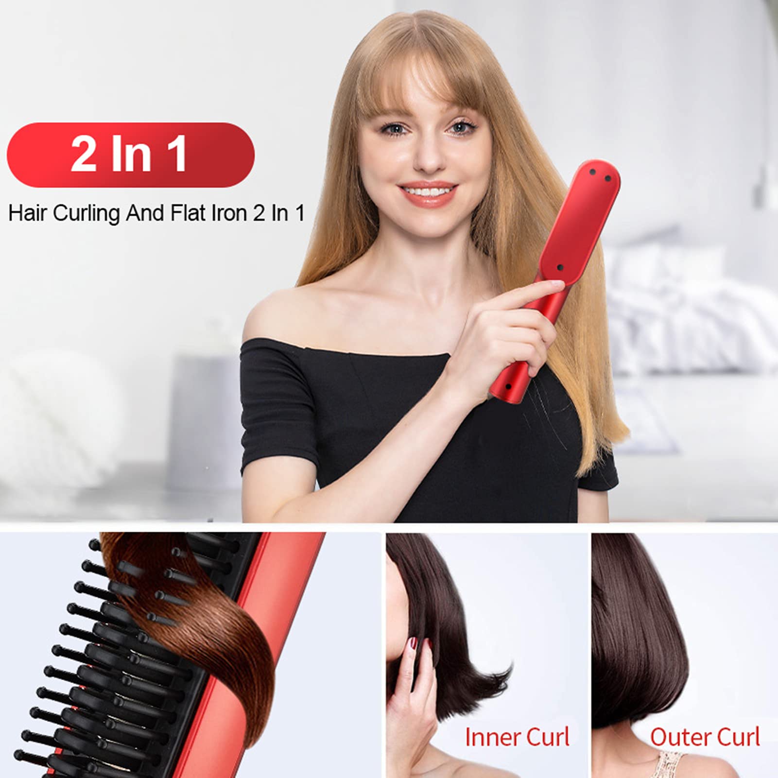 Máy duỗi tóc không dây USB Chargeable Hair Curler