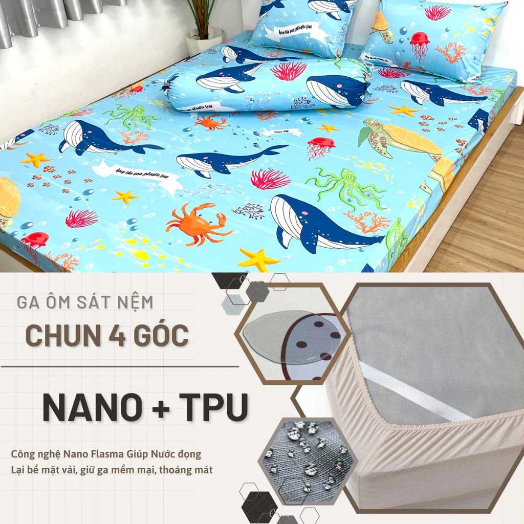 Ga chống thấm Cotton cao cấp không sột soạt, mềm mại, thoáng mát loại 1