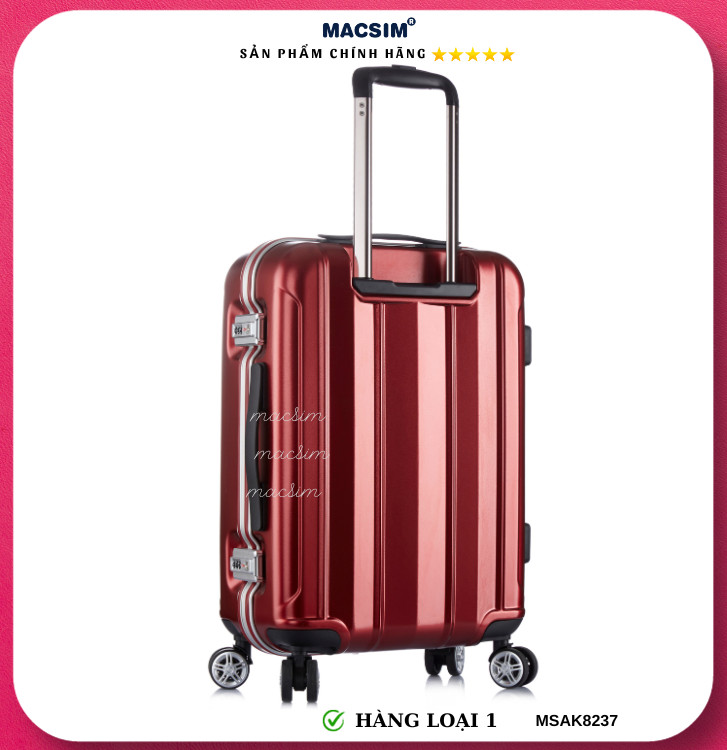 Vali cao cấp Macsim Aksen hàng loại 1 MSAK8237 cỡ 20inch