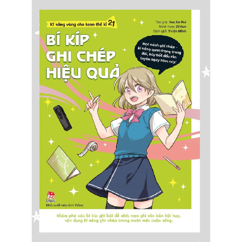 Sách - Kĩ Năng Vàng Cho Teen Thế Kỉ 21 - Bí Kíp Ghi Chép Hiệu Quả