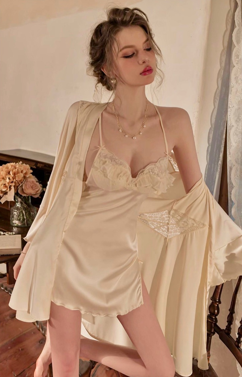 Đầm Ngủ Lụa Quyến Rủ (Không kèm áo choàng) - B.Lingerie