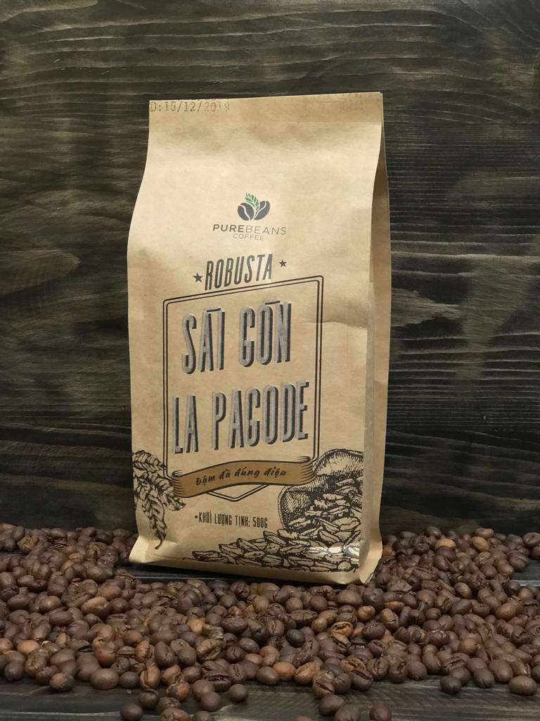 Cà Phê Robusta rang mộc nguyên chất đậm đà và nguyên vị cho những ai là fan của Sài Gòn cà phê đá và Sài Gòn cà phê sữa đá theeo đúng gu của người sành cà phê