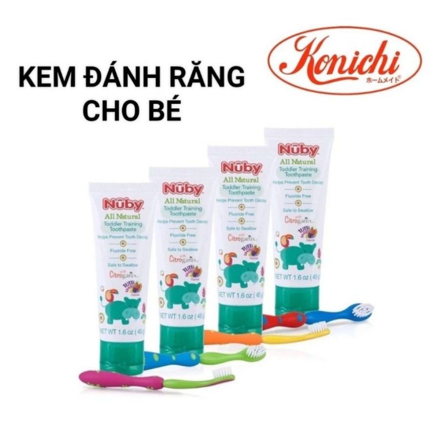 [ 18001-Nuby ] Kem đánh răng Organic Nuby - Dr. Talbot's USA ( HSD 30/06/2024 )
