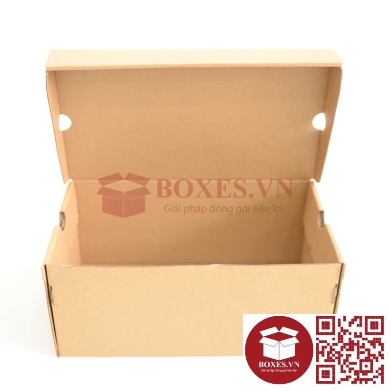Combo 100 hộp giấy carton đựng giày 28x16x12 cm giá tại xưởng