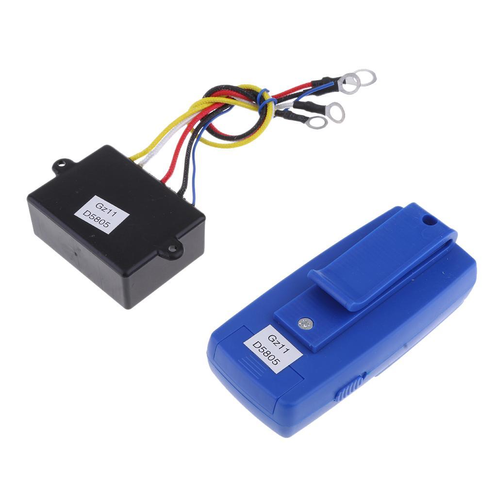 12V Winch Wireless Remote Control On/Off Switch for Truck Jeep ATV SUV