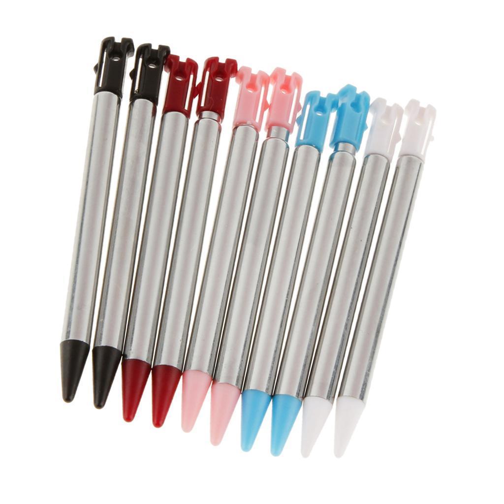 Retractable Metal Stylus Touch Screen Pen for New Nintendo 3DS Console Pack of 10