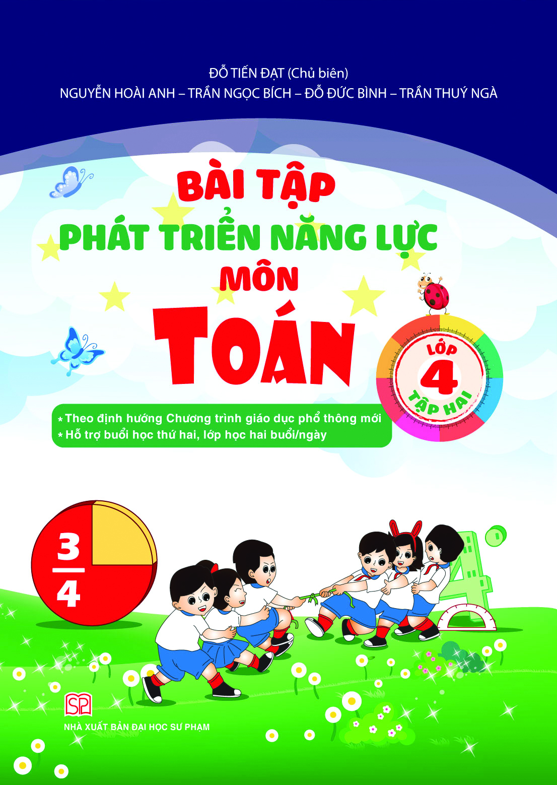 Combo 4 Cuốn Bài Tập Phát Triển Năng Lực Môn Toán và Tiếng Việt Lớp 4 Tập 1 + Tập 2