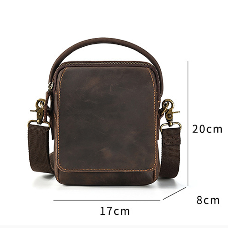 Túi đeo chéo nam DA BÒ THẬT phong cách mới - BEE GEE TDCN9197