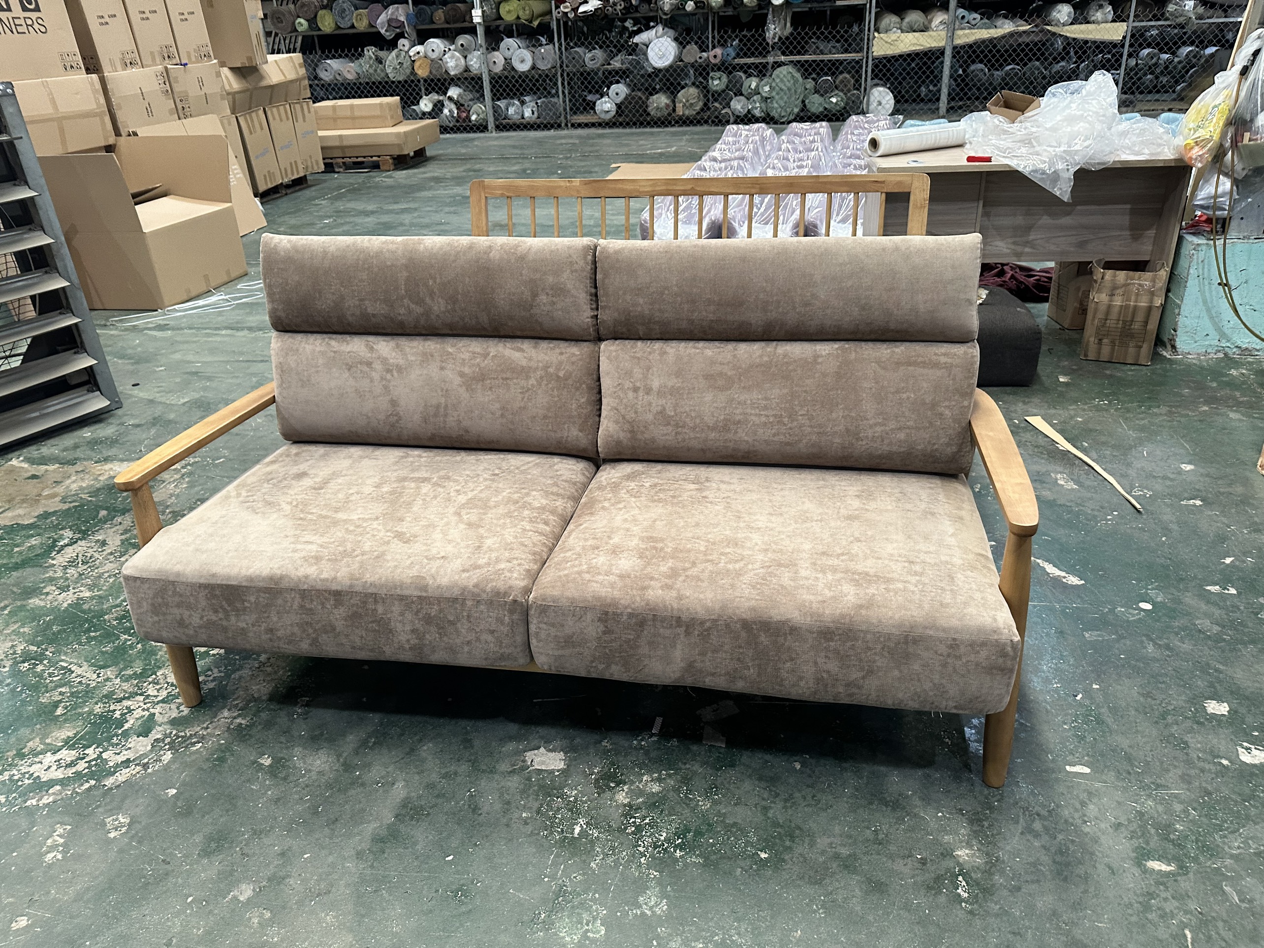 Sofa khung gỗ nệm rời Tundo cho chung cư, căn hộ, phòng trọ giá rẻ hiện đại