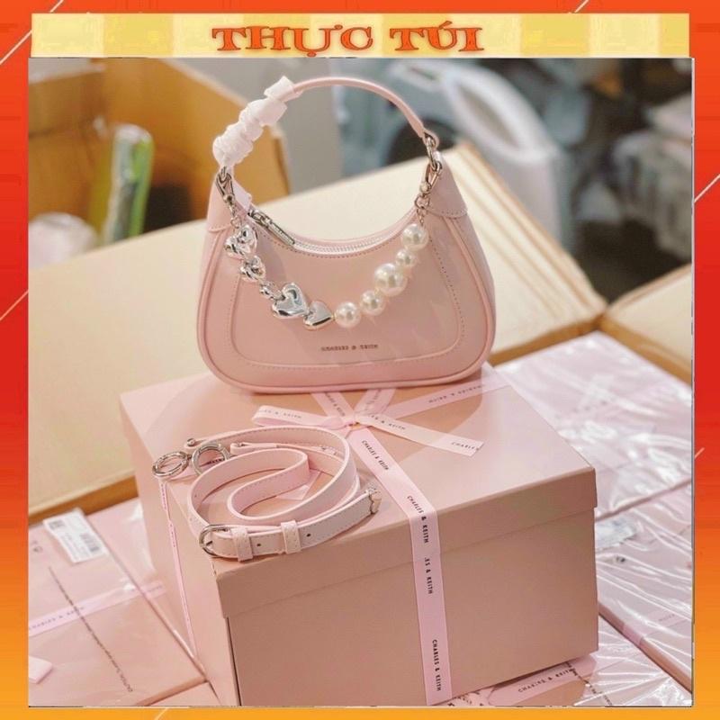 Túi Ngọc Hộp Nơ Hồng Zize 20cm xách tay sang chảnh hàng chuẩn loại 1