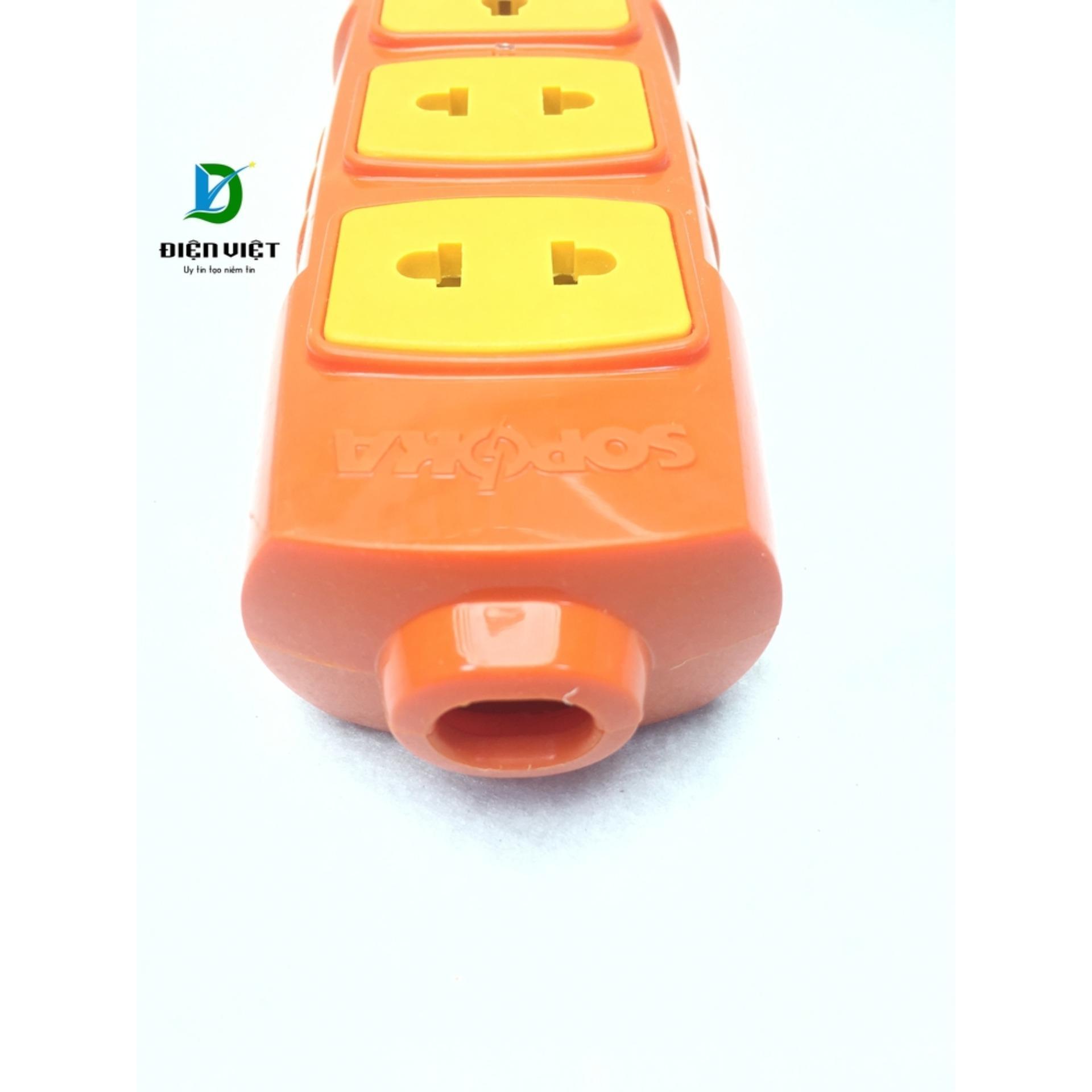 Ổ cắm điện 3 lỗ chịu tải 6000W Sopoka P6000W