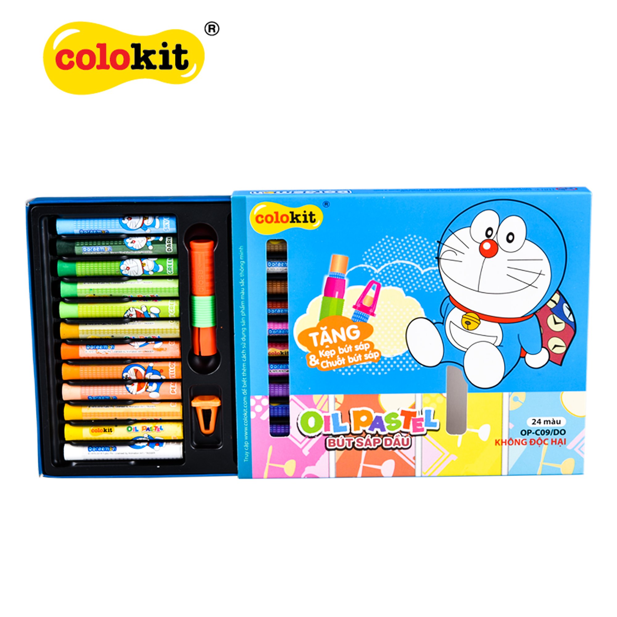 Bút Sáp dầu Thiên Long Doraemon OP-C09/DO