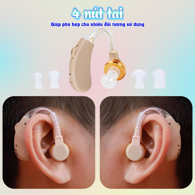 Máy (tai nghe) trợ thính không dây Axon V-189 - Kèm hộp đựng máy và phụ kiện