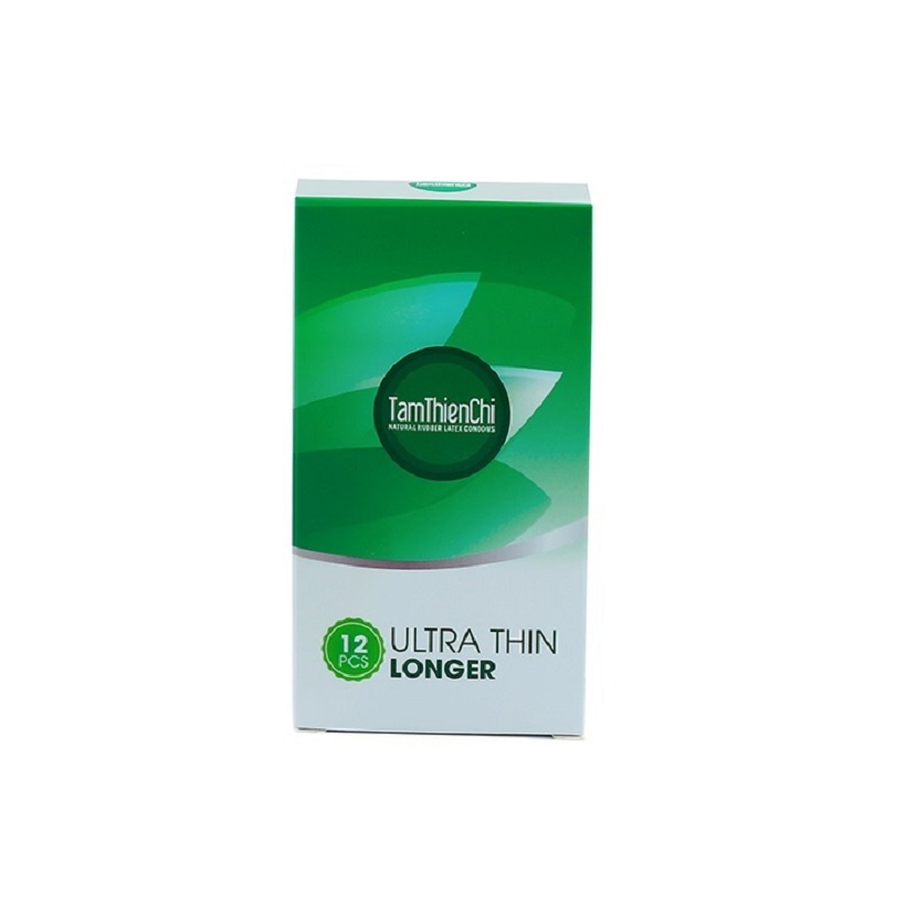 Bao Cao Su Tâm Thiện Chí Ultra Thin Longer (Hộp 12 Cái)