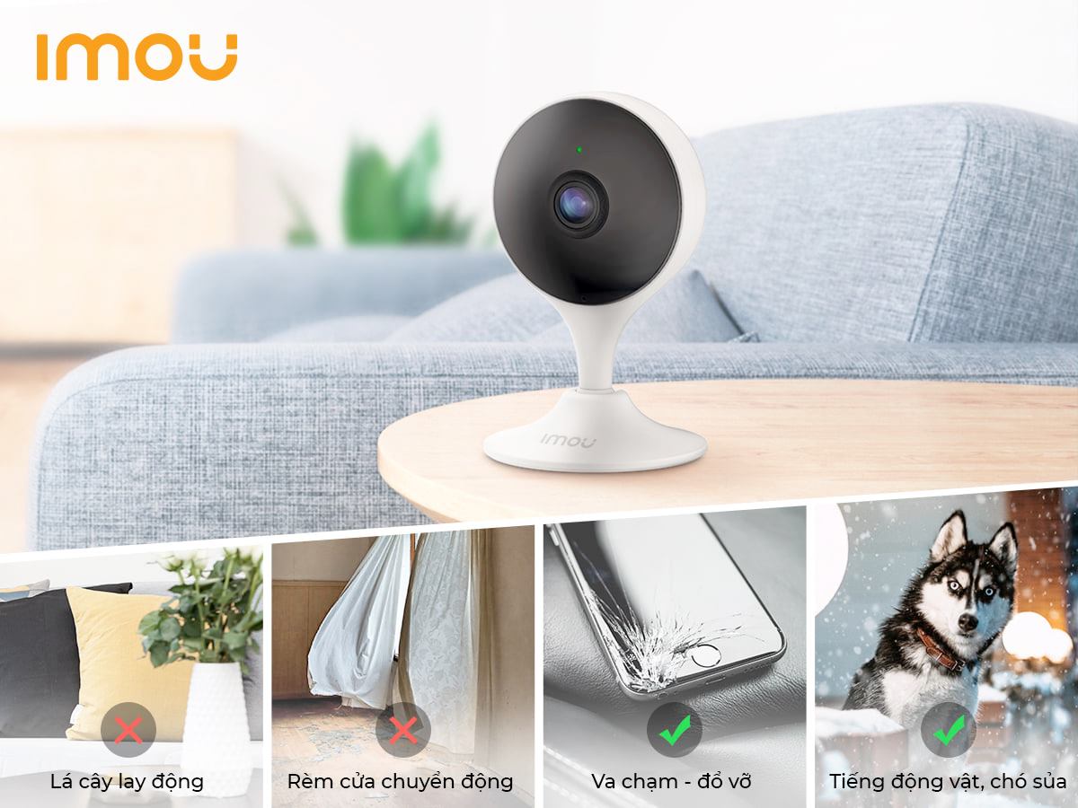 Camera Wifi trong nhà IMOU CUE 2 I IPC-C22EP-A I Hàng chính hãng I Bảo hành 2 năm