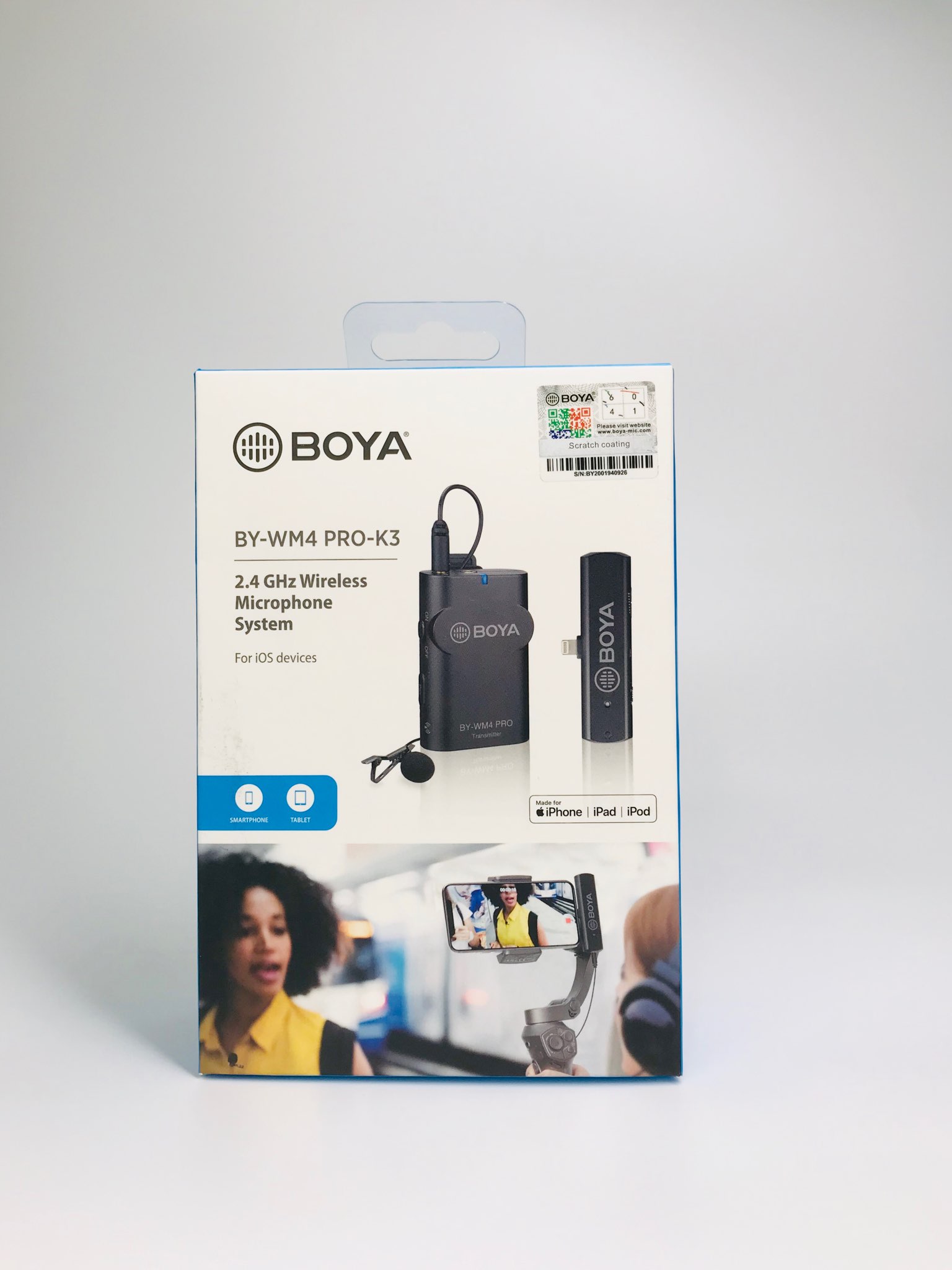 Micro thu âm không dây Boya BY-WM4 Pro K3 - Hàng Chính Hãng