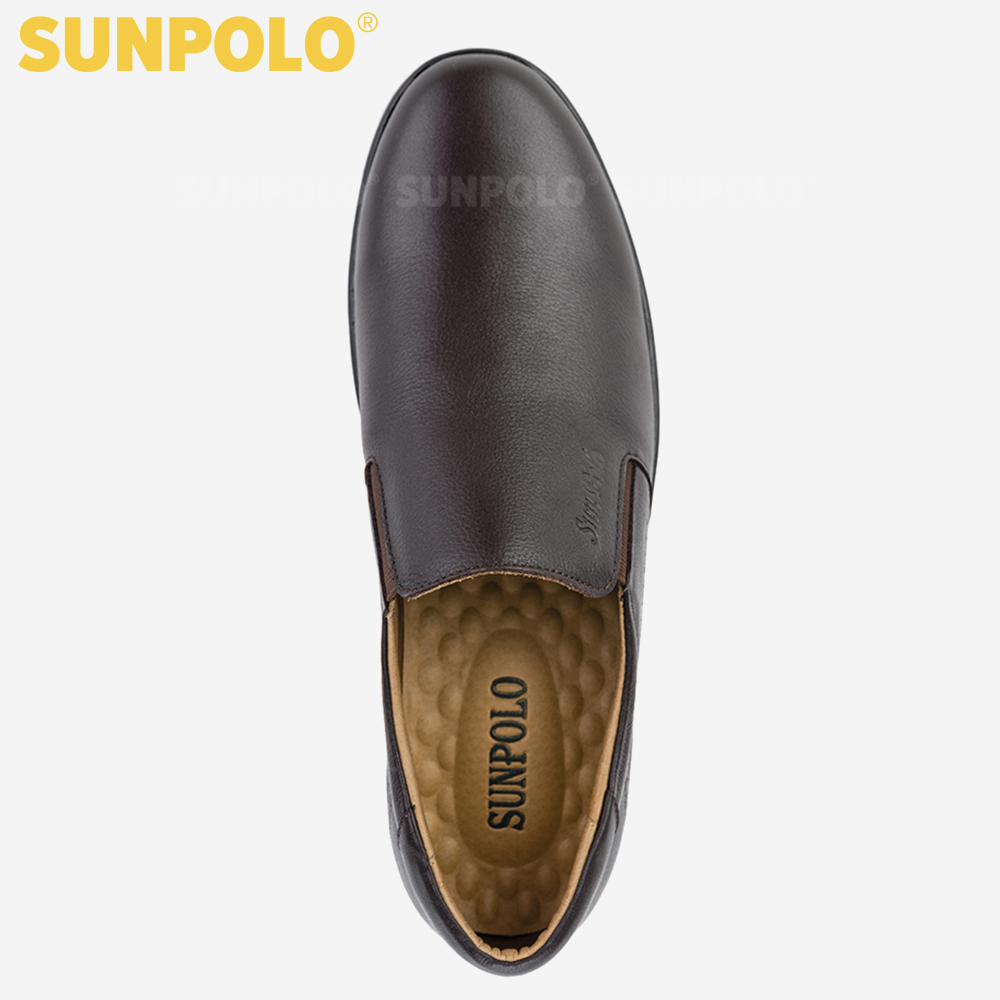 Giày Mọi Nam Da Bò Sunpolo SUMU05DN
