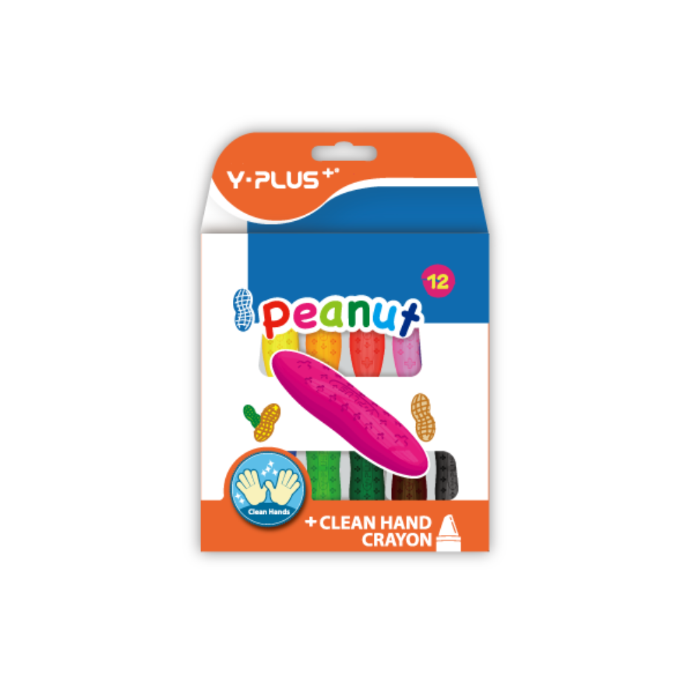 Bút sáp Peanut Yplus 12 màu CR1501