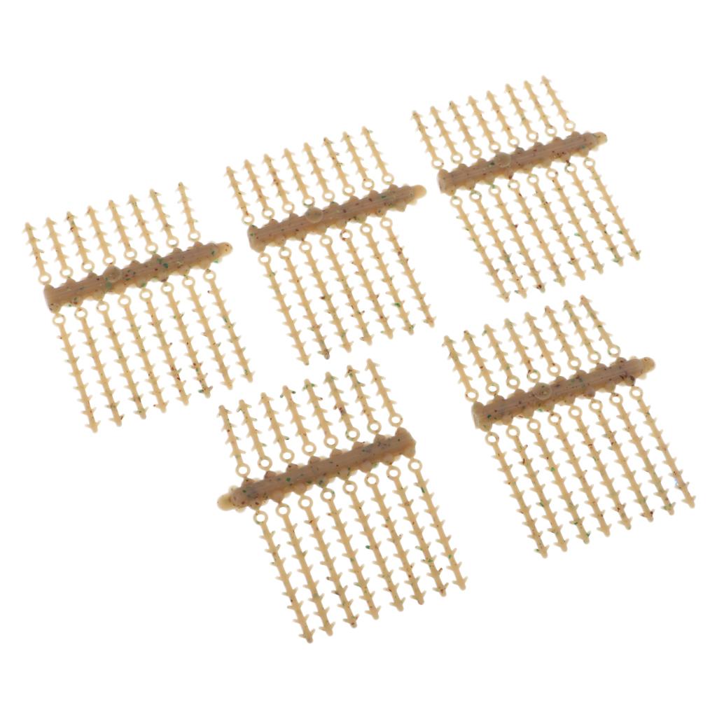5pcs Carp Fishing Boilie Screw Hair Rig Stops Baits Stopper Terminal Tackle