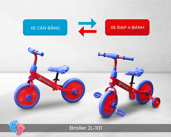 Xe đạp cho bé đa năng 4 trong 1 Broller BABY PLAZA JL-101