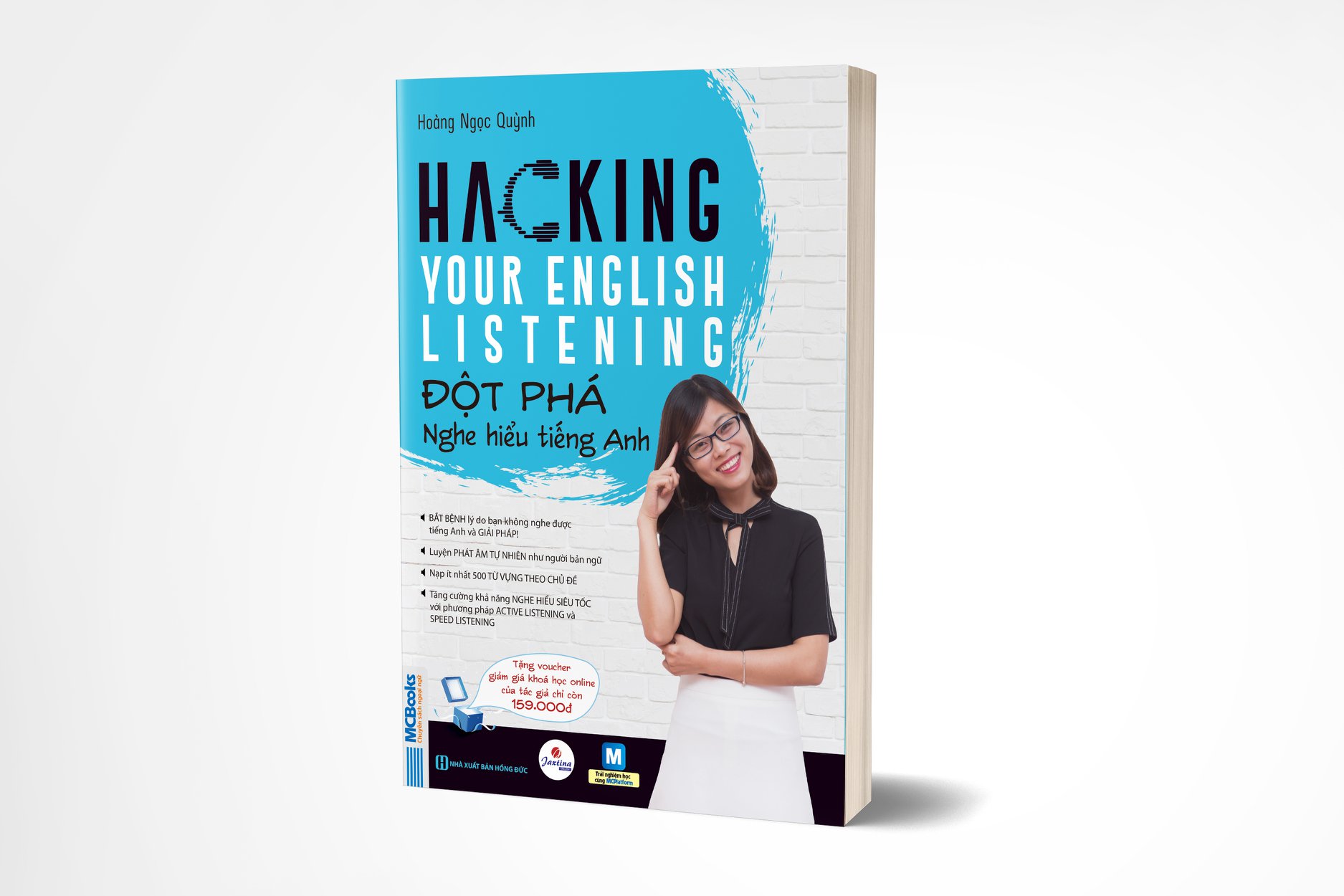 Combo Hacking Your English Speaking + Hacking your English Listening - Luyện Nghe - Nói tiếng Anh đột phá (Tặng cuốn 2000 từ vựng tiếng Anh theo chủ đề)