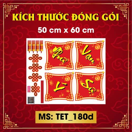 DECAL TRANG TRÍ TẾT 2023 COMBO SỐ 21