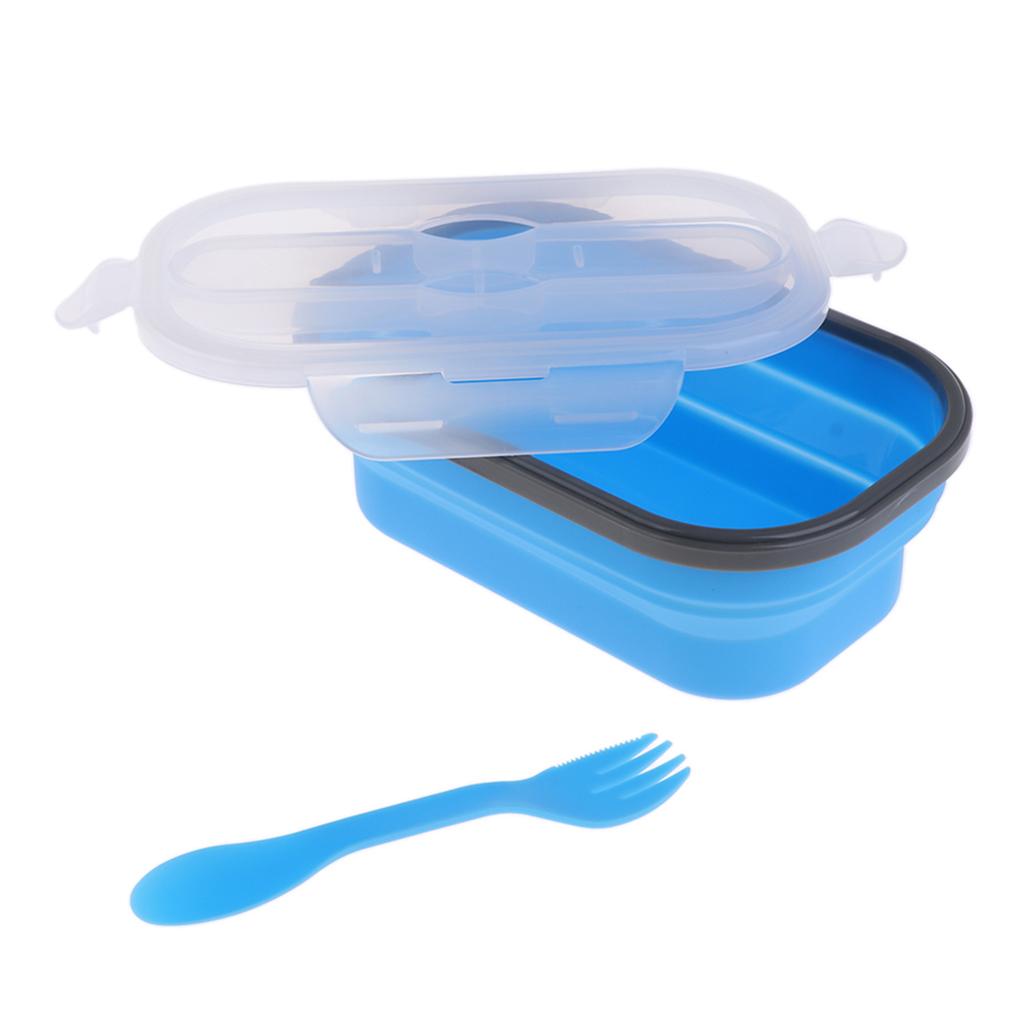Collapsible Camping Bowl 850ml Outdoor Silicone Travel Bowl for Hiking, Lunch, Picnic Trip, Food-Grade, Space-Saving