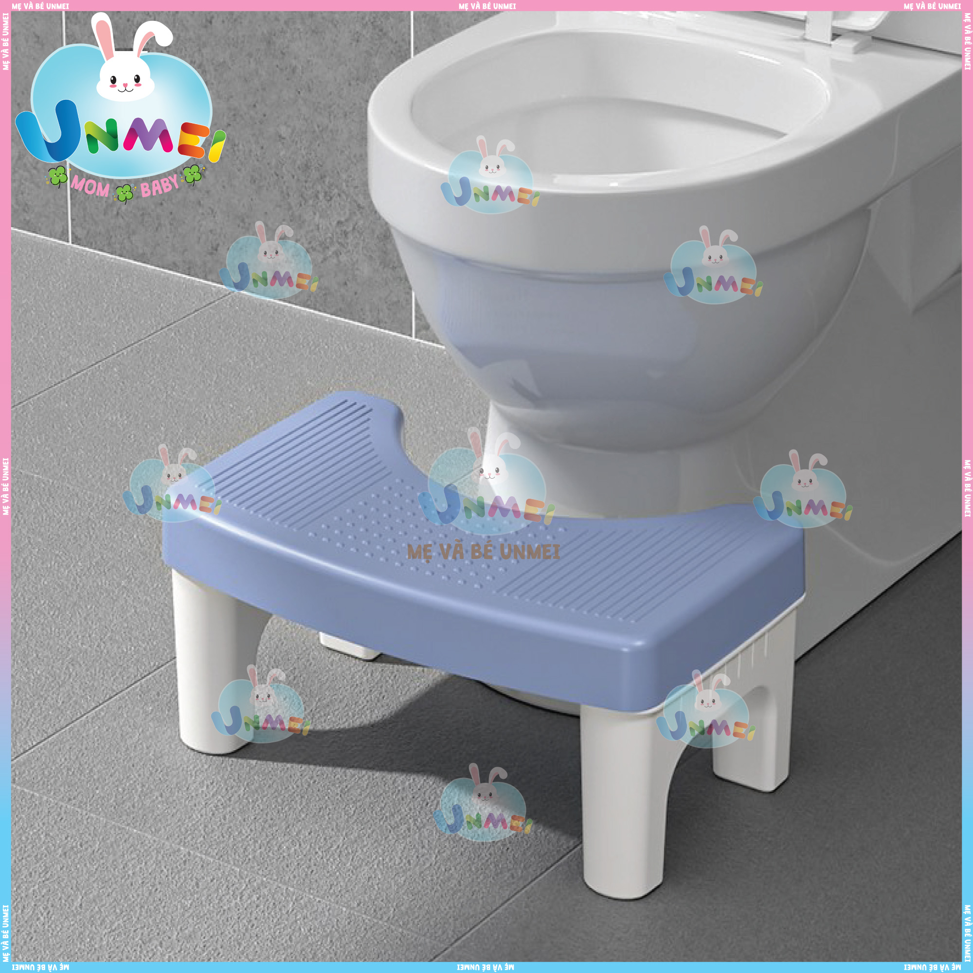 Ghế kê chân đi toilet tạo góc nghiêng 35 độ dễ dành đi vệ sinh hơn (giao màu ngẫu nhiên)