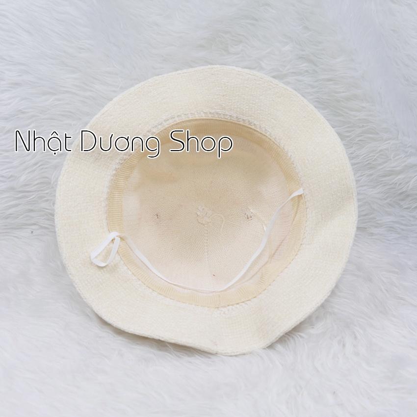 Nón tai bèo vành gợn sóng mũ tai bèo vành rộng hàng Quảng Châu dán hình con ong vàng dành cho trẻ em từ 2-4 tuổi.