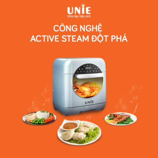 Nồi chiên hơi nước UNIE Steam Color công suất 1800W dung tích 15L - Hàng chính hãng