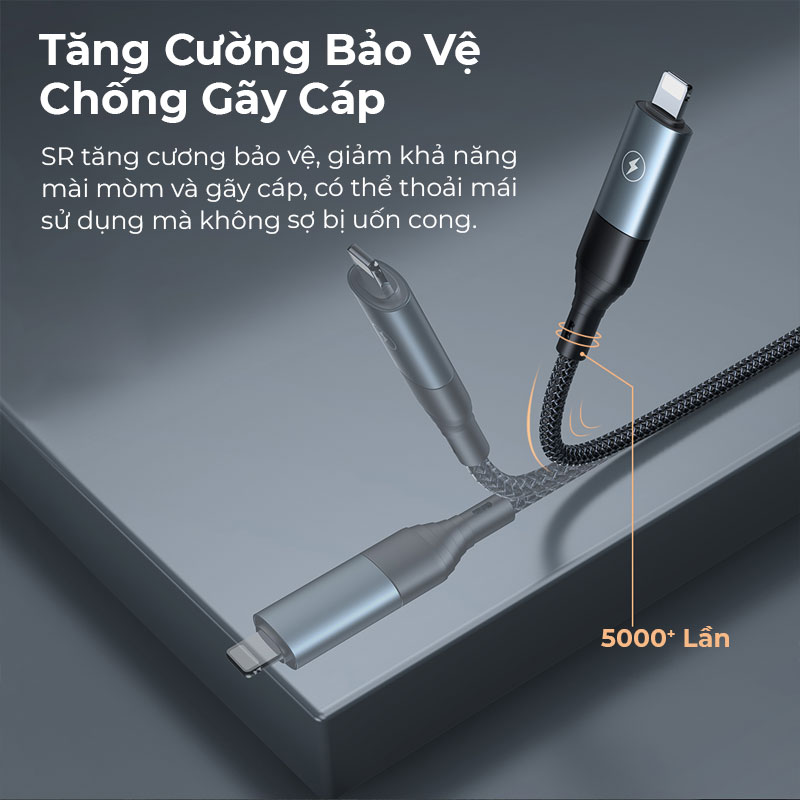 Cáp Sạc Đa Năng Nhiều Đầu 4 in 1 Remax RC-011, Đầu Sạc Type-C/Lightning/USB-A, Sạc Nhanh 2.4A, Cáp Dây Dù Siêu Bền 1.2m, Một Sợi Cáp Dùng Nhiều Thiết Bị - Hàng Nhập Khẩu