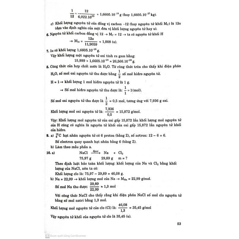 Kỹ Năng Giải Nhanh Bài Tập Hoá Học Lớp 10