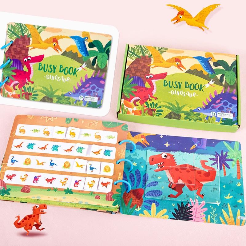 Học liệu Montessori Sách bóc dán QUIET BOOK nhiều chủ đề giúp bé thông minh, Đồ chơi giáo dục sớm