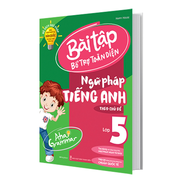 Combo 2 Cuốn Aha Grammar Ngữ Pháp Và Bài Tập Bổ Trợ Tiếng Anh Lớp 5